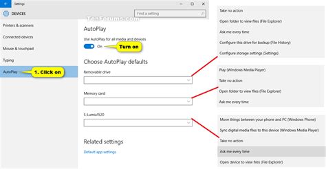 Turn On or Off AutoPlay in Windows 10 .